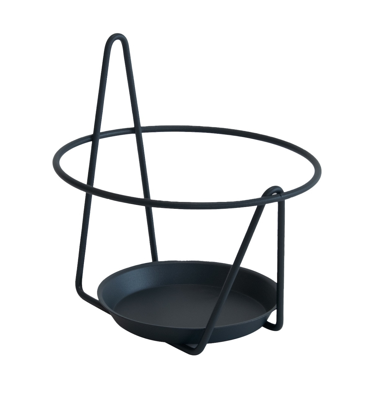 Porte pot mural avec soucoupe 20 22cm Essentis Louis Moulin - vue 2