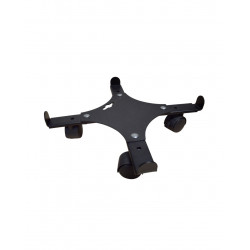 Essentis roule plante extensible 34-51 cm noir - acier époxy - charge 100 kg de marque Louis Moulin, référence: J9764600