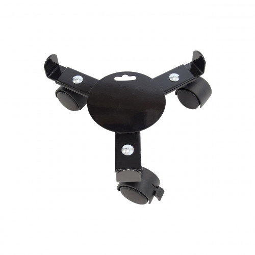 Essentis roule plante extensible 27-37 cm noir - 3 roulettes avec frein - charge 75 kg - Louis Moulin