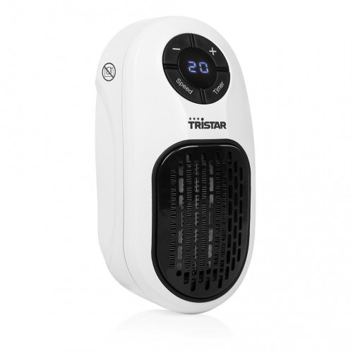 Chauffage à brancher céramique 400 W - minuteur programmable - thermostat réglable - Tristar