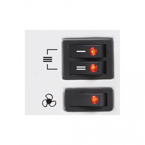 Chauffage convecteur - fonction turbo - 3 puissances avec thermostat réglable - Tristar