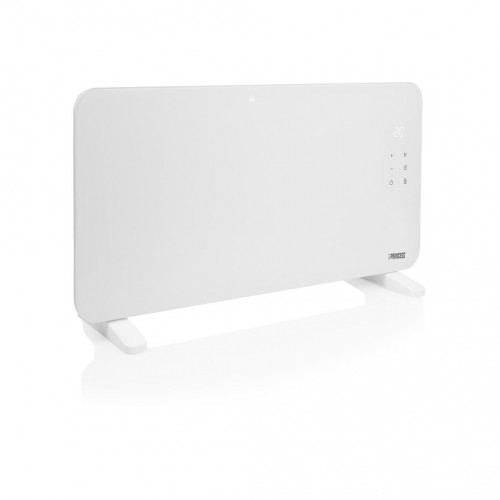 Radiateur à panneau de verre intelligent 1500 W - Wi-Fi - 2 niveaux de chauffe et IP24 - Princess