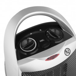 Chauffage soufflant céramique 1500 W - oscillant avec mode ventilateur - Tristar