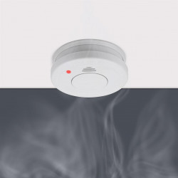 Détecteur de fumée optique 85 dB - capteur 10 ans et mode silence - SMARTWARES