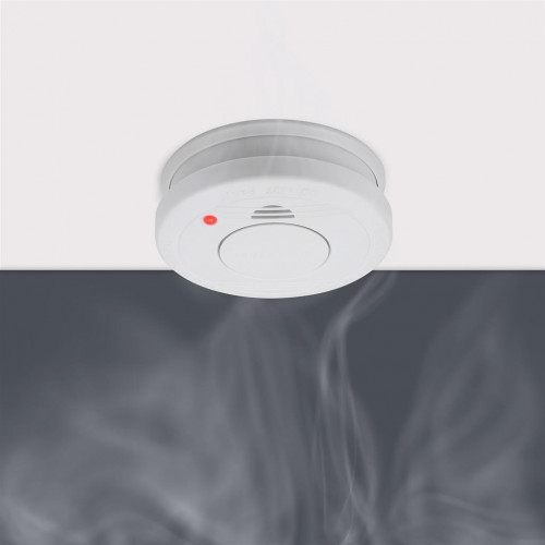 Détecteur de fumée optique 85 dB - capteur 10 ans et mode silence - SMARTWARES