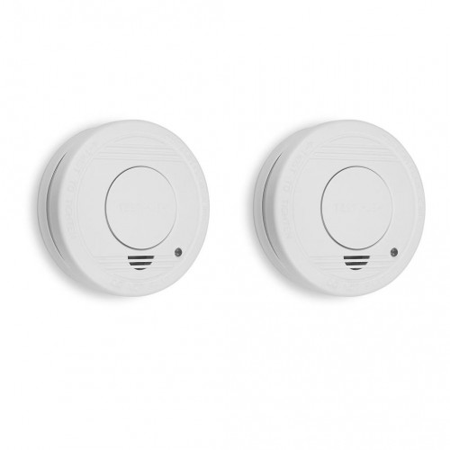 Détecteur de fumée Smartwares RM250/2 - Batterie incluse - Bouton de test - 85 dB - SMARTWARES