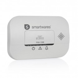 Détecteur de monoxyde de carbone Smartwares - Capteur 10 ans - Bouton de test - 85 dB de marque SMARTWARES, référence: B9771000