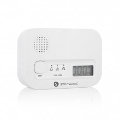 Détecteur de monoxyde de carbone Smartwares FGA-13041 - Capteur 10 ans - Bouton de test - 85 dB de marque SMARTWARES, référence: B9771100
