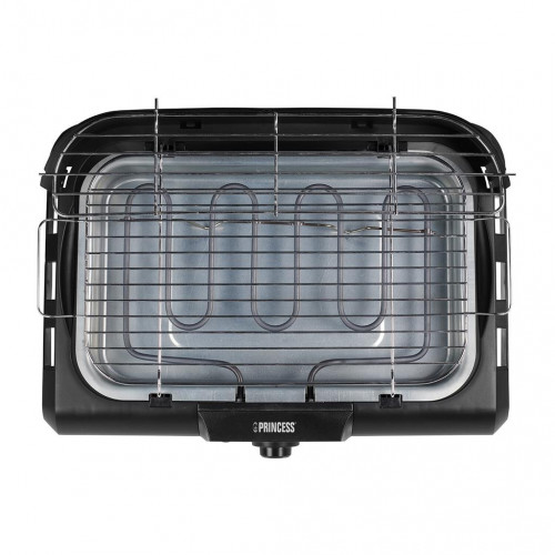 Barbecue électrique sur pied 2200 W - grill de table - surface 40 x 24,5 cm - Princess