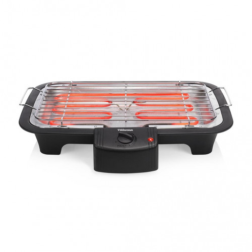 Barbecue électrique de table 2000 W - grille réglable 38 x 22 cm - bac à eau anti-fumée - Tristar