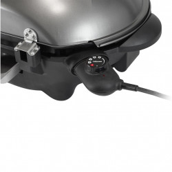 Barbecue électrique BQ-2816 2200 W - grille fonte aluminium 46 x 35 cm - sur pied ou table - Tristar