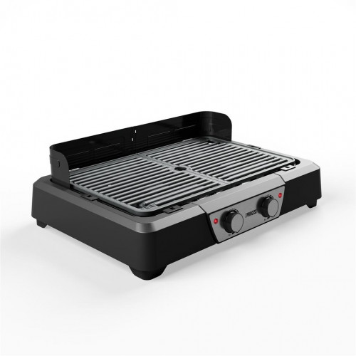 Barbecue électrique portable 2000 W - 2 zones de cuisson - surface 43 x 27 cm - Princess