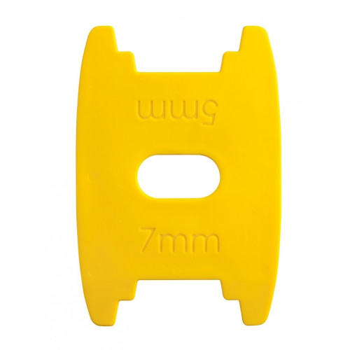 Cale de réglage pour lames bois 12 cm - épaisseurs 5 et 7 mm - Leborgne