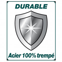 Truelle langue de chat Batipro 14 cm manche bois - lame souple en acier trempé - Leborgne