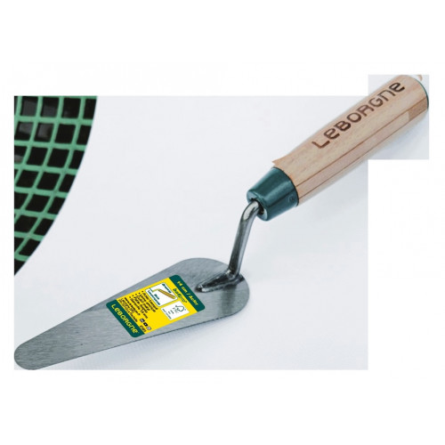Truelle langue de chat Batipro 16 cm manche bois - lame souple en acier trempé - Leborgne