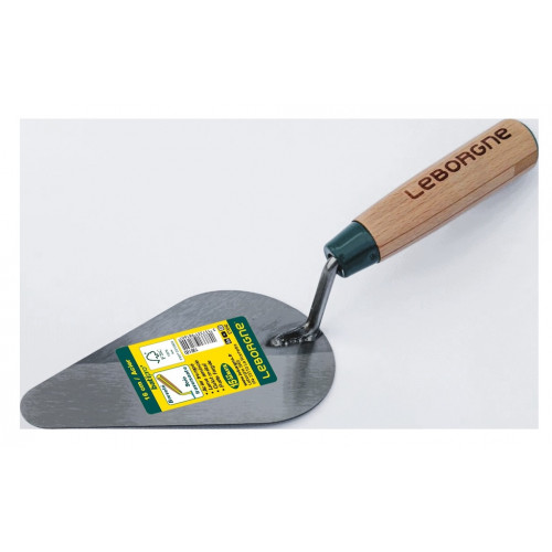 Truelle Reims Batipro 16 cm manche bois - lame souple en acier trempé - Leborgne