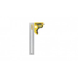 Équerre à combinaison 30 cm - réglet aluminium 45 mm et niveau intégré de marque Leborgne, référence: B9779900