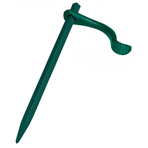 Chevillette carrée 10 mm x 300 mm - acier forgé et trempé pour fixation - Leborgne