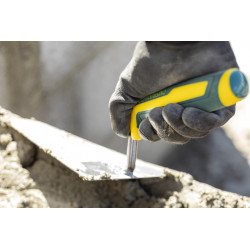 Truelle ronde 22 cm manche bi-matière - lame souple en acier trempé - Leborgne