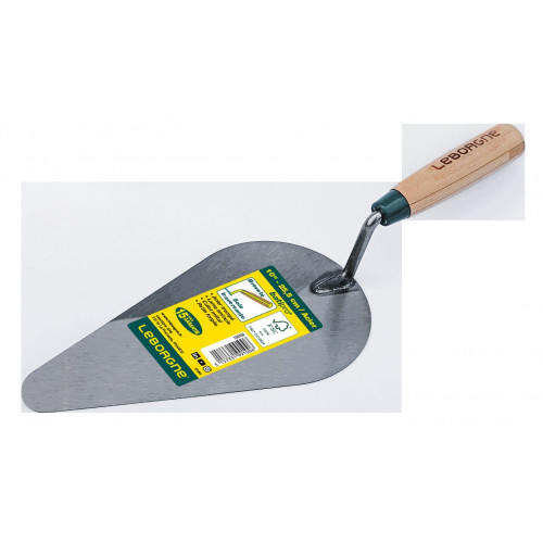 Truelle américaine Batipro 10 cm manche bois - lame souple en acier trempé - Leborgne
