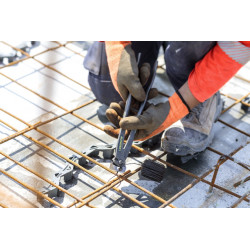 Tenaille cisaille Nanovib 220 mm - 2-en-1 pour torsader couper et ligaturer - Leborgne
