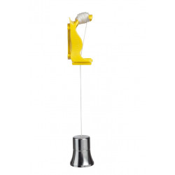 Fil à plomb magnétique Batipro 10 cm - fil nylon 8 m et support magnétique de marque Leborgne, référence: B9786300