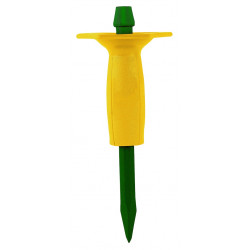 Broche réaffûtable 35 cm avec pare faux-coups - acier forgé et trempé de marque Leborgne, référence: B9787300