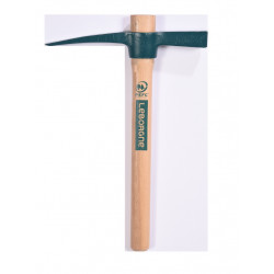 Martelette brique 37 cm - manche bois PEFC et tête acier forgé - Leborgne
