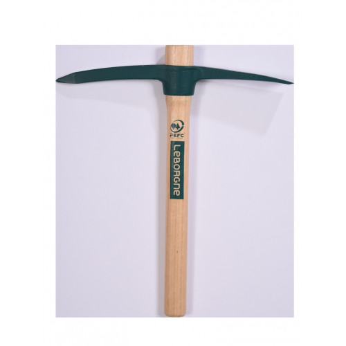 Décintroir à pic 37 cm - manche bois PEFC et tête acier forgé - Leborgne