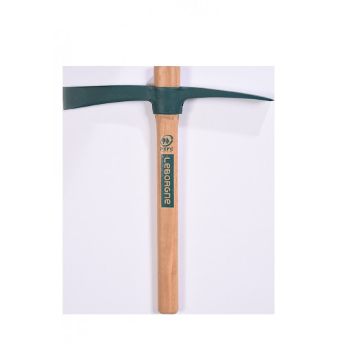 Décintroir à hache 37 cm - manche bois PEFC et tête acier forgé - Leborgne