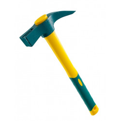 Marteau de coffreur 700 g 37 cm - manche Novagrip et tête acier forgé de marque Leborgne, référence: B9788700
