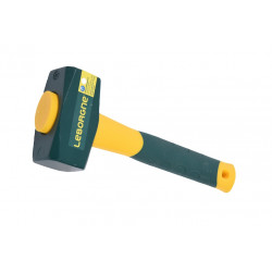 Massette angles abattus Novagrip 1 kg - manche tri-matière 260 mm de marque Leborgne, référence: B9790400