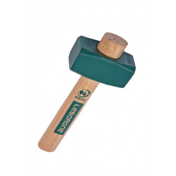 Massette angles abattus 1,2 kg - manche bois PEFC 260 mm de marque Leborgne, référence: B9791000