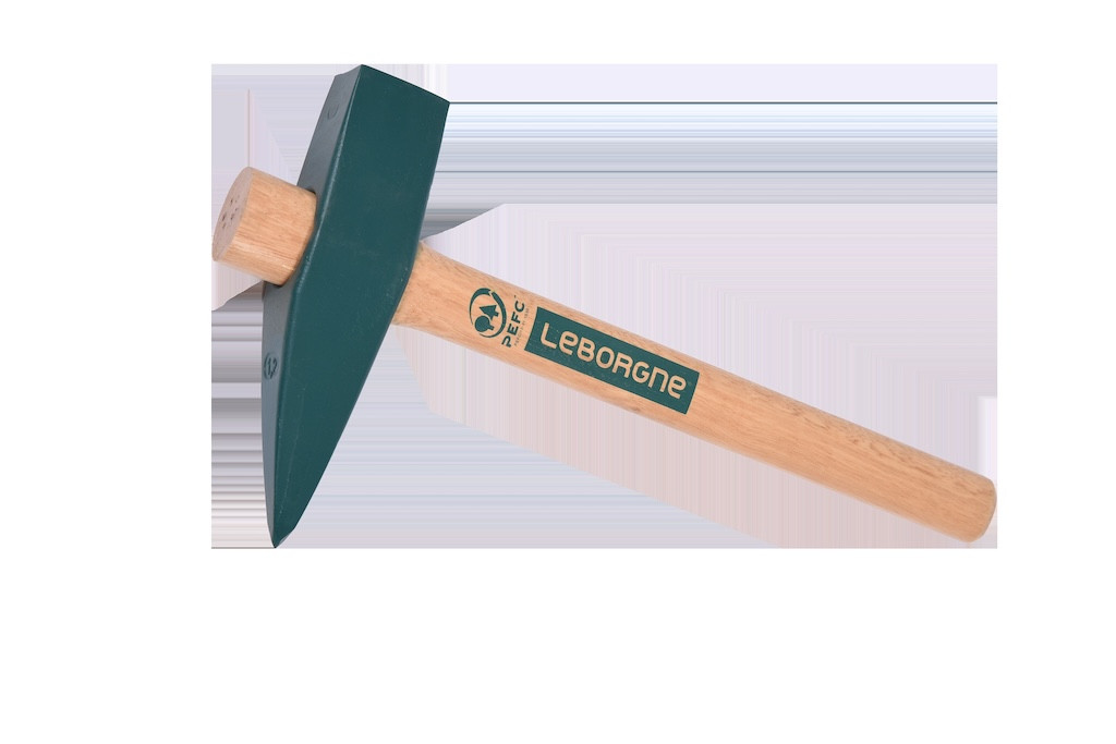 têtu à pointe leborgne 1.2 kg manche bois certifié pefc 100% 370 mm 129121 platoir truelle taloche