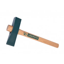 Têtu à tranche 1,2 kg 37 cm - manche bois PEFC et tête acier forgé de marque Leborgne, référence: B9791300