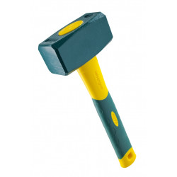 Massette angles abattus Novagrip 1,2 kg - manche tri-matière 260 mm de marque Leborgne, référence: B9791500