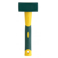 Massette angles abattus Novagrip 1,2 kg - manche tri-matière 260 mm - Leborgne