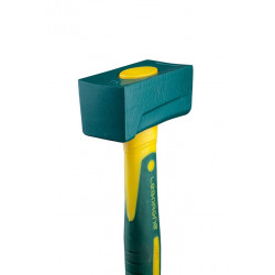 Massette Batipro 1,2 kg Novamax - manche tri-matière 26 cm et tête 3 fonctions - Leborgne