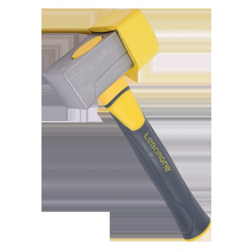Massette paveur Nanovib 1,2 kg avec embout caoutchouc - pose de pavés sans vibrations - Leborgne
