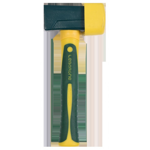 Massette paveur Batipro 1,2 kg avec embout caoutchouc - pose de matériaux sans les abîmer - Leborgne