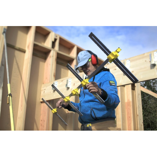 Traceur placeur Sylvapro 130 cm - positionnement des sabots métalliques - Leborgne