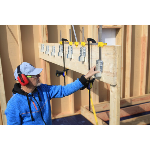 Traceur placeur Sylvapro 130 cm - positionnement des sabots métalliques - Leborgne