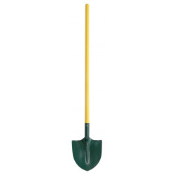 Pelle ronde tôle 27 cm manche Compositube 117 cm - travaux de terrassement et jardin de marque Leborgne, référence: B9793500
