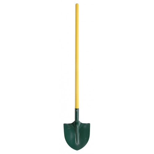 Pelle ronde tôle 27 cm manche Compositube 117 cm - travaux de terrassement et jardin - Leborgne