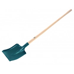 Pelle curette tôle 19 cm manche bois PEFC 130 cm - curage et nettoyage extérieur de marque Leborgne, référence: B9793700