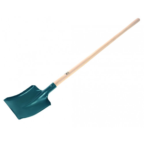 Pelle curette tôle 19 cm manche bois PEFC 130 cm - curage et nettoyage extérieur - Leborgne