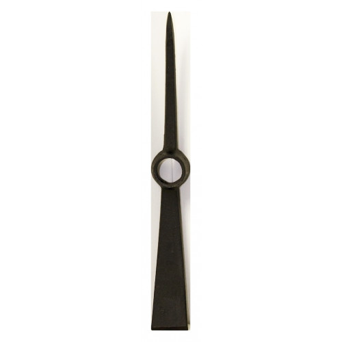 Pioche terrassier TP 2,5 kg sans manche - pointe diamant et panne affûtée - Leborgne