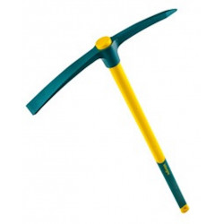 Pioche terrassier douille ronde Novagrip 2,5 kg - manche tri-matière pour sols très durs de marque Leborgne, référence: B9796300