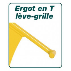 Lève grilles et plaques d’égout Toucan Nanovib 120 cm - soulèvement jusqu’à 80 kg - Leborgne