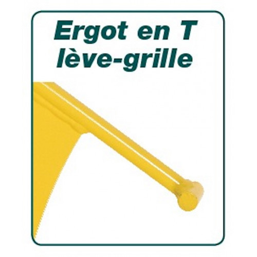 Lève grilles et plaques d’égout Toucan Nanovib 120 cm - soulèvement jusqu’à 80 kg - Leborgne